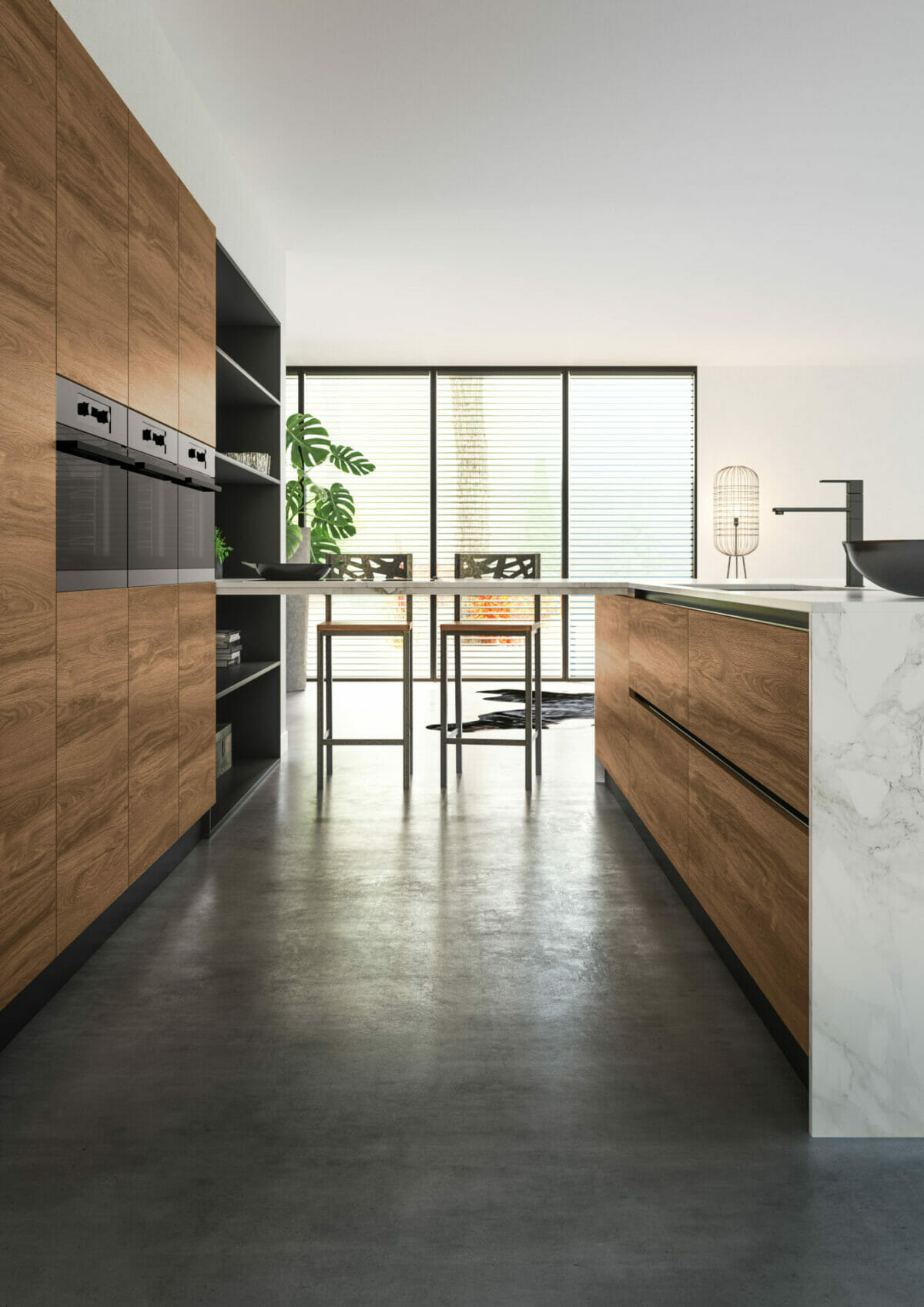 Keller Modern Wooden Kitchen