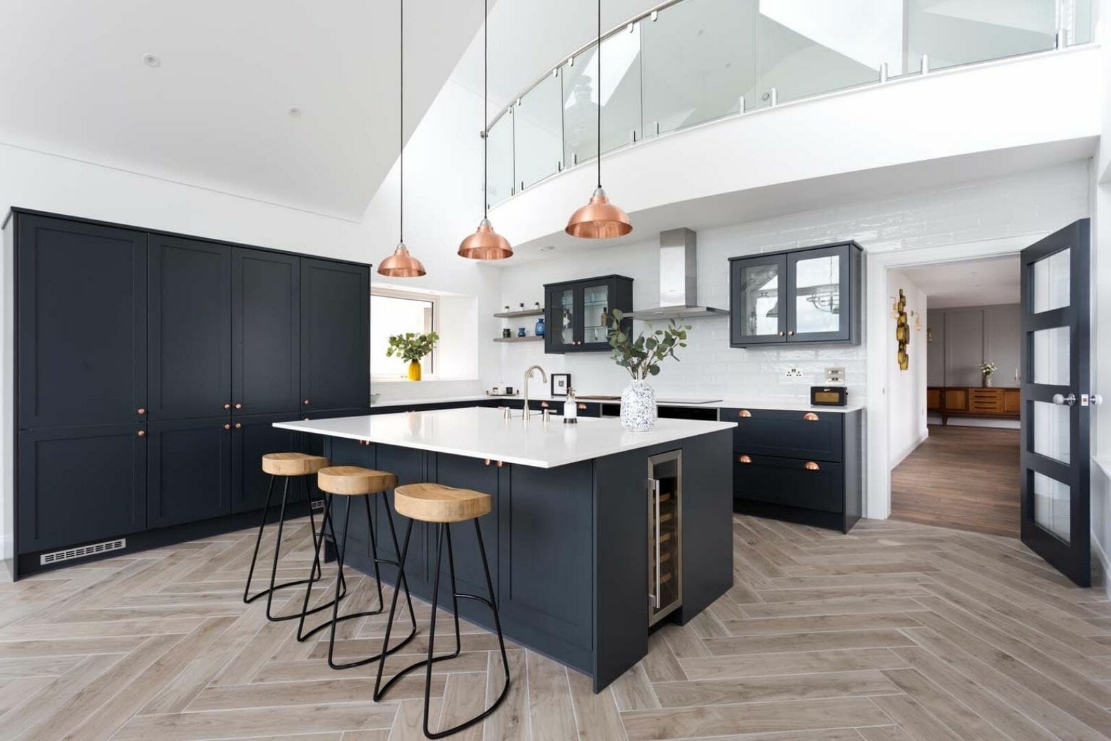 Navy & Copper Kitchen