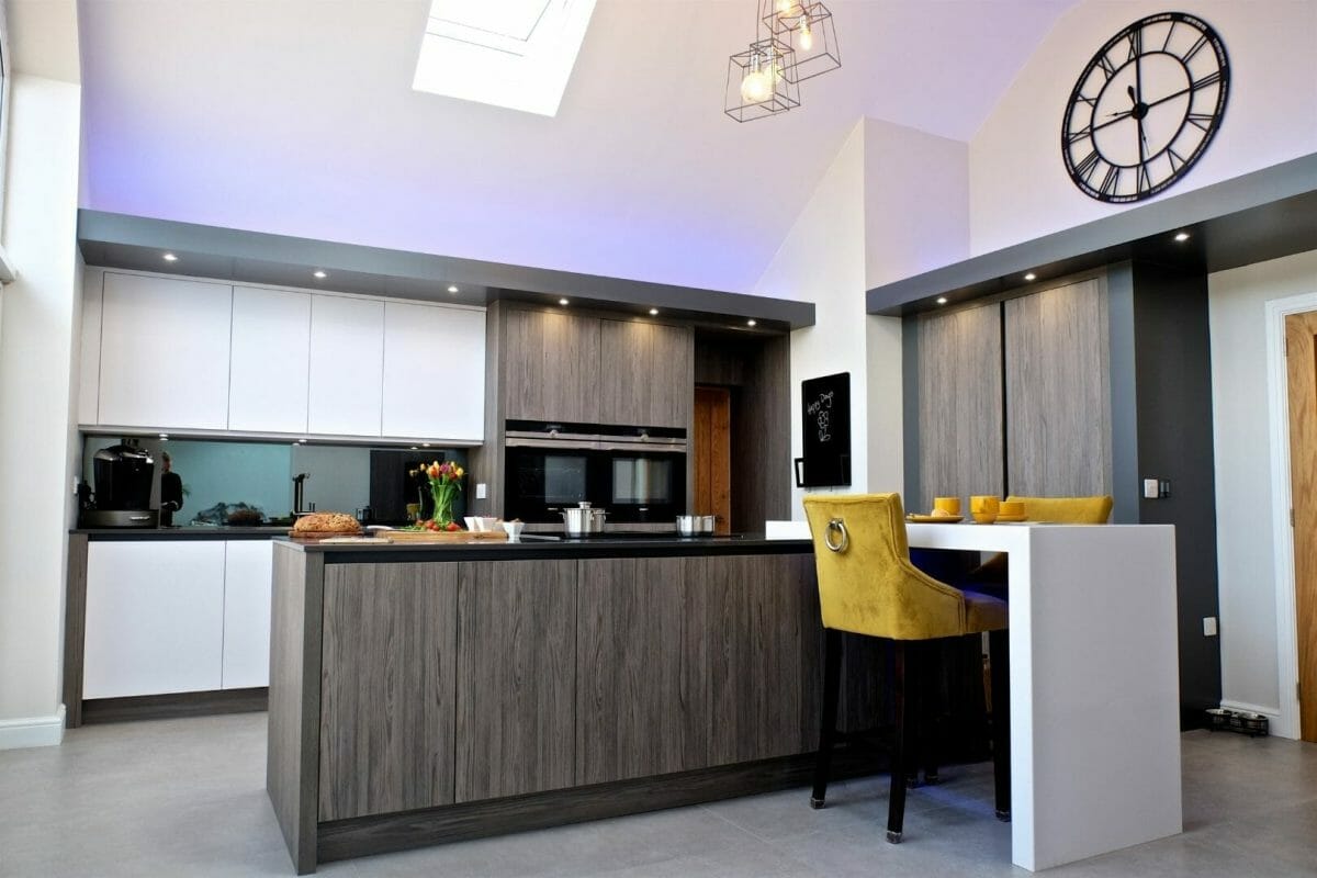 Why Getting Your Kitchen Lighting Right is So Important! Large Kitchen with L Shaped Island