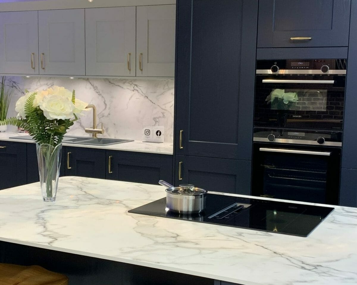 Marble Kitchen Island