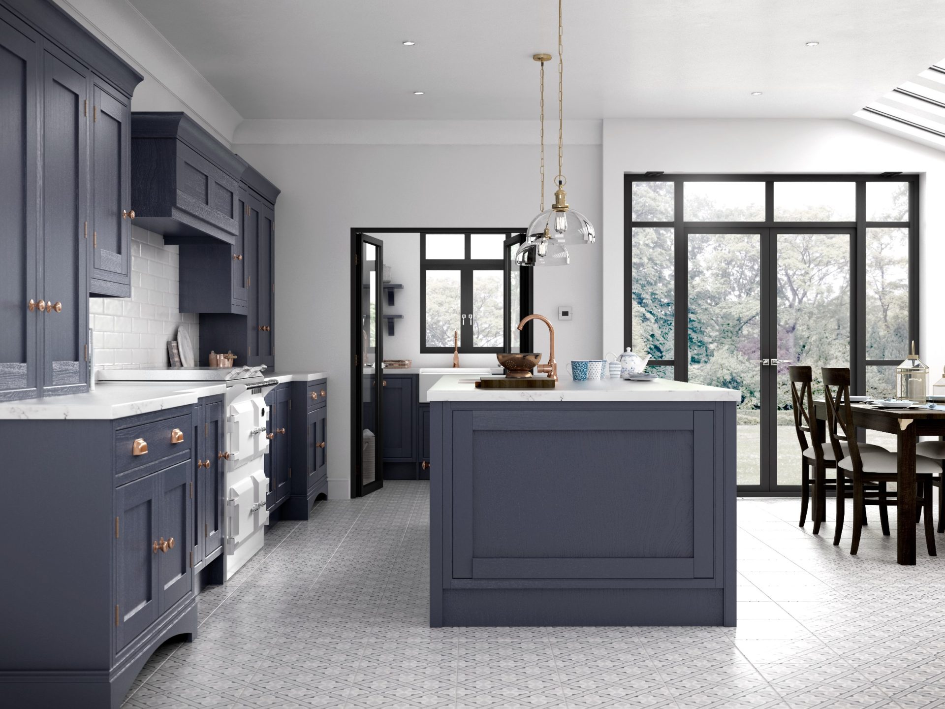 Helmsley Classic Midnight Blue Kitchen