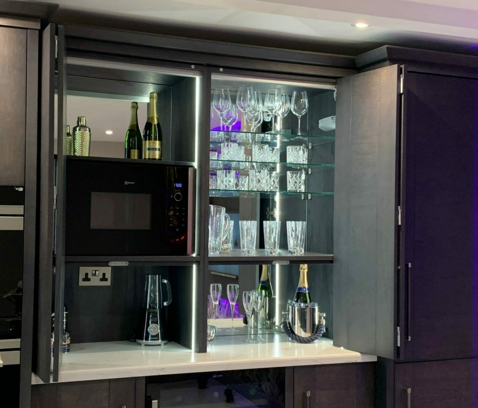 Beautiful Storage Options For Your New Kitchen Push To Open Bifold Doors