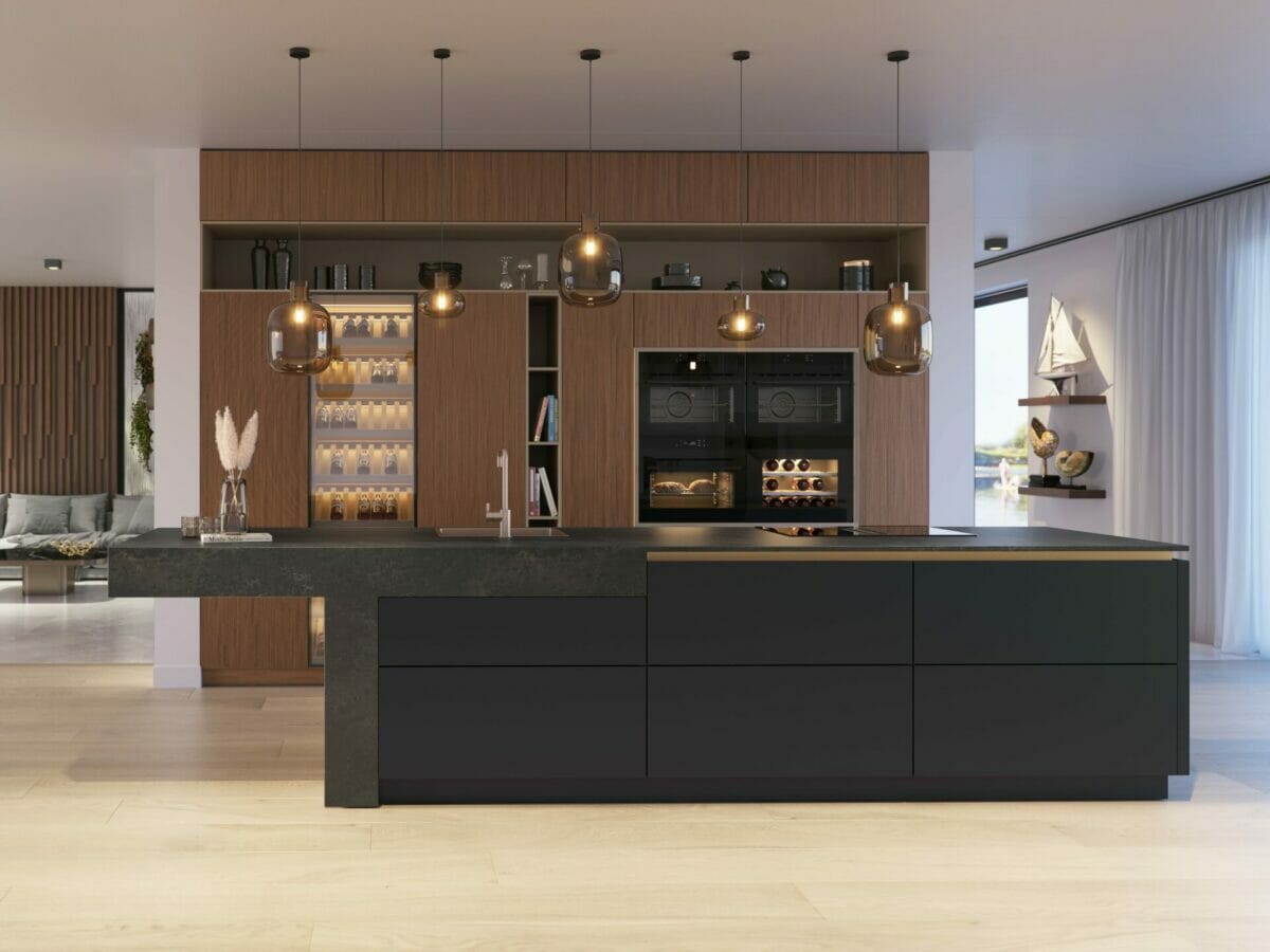 Keller Nautical Navy Kitchen