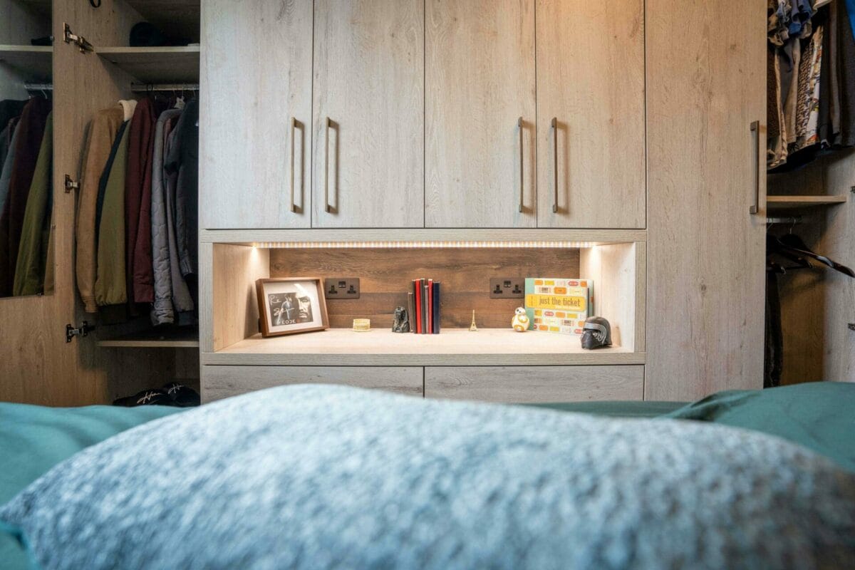 Wardrobes Bed view Mike Hughes Fitted Interiors reduced1
