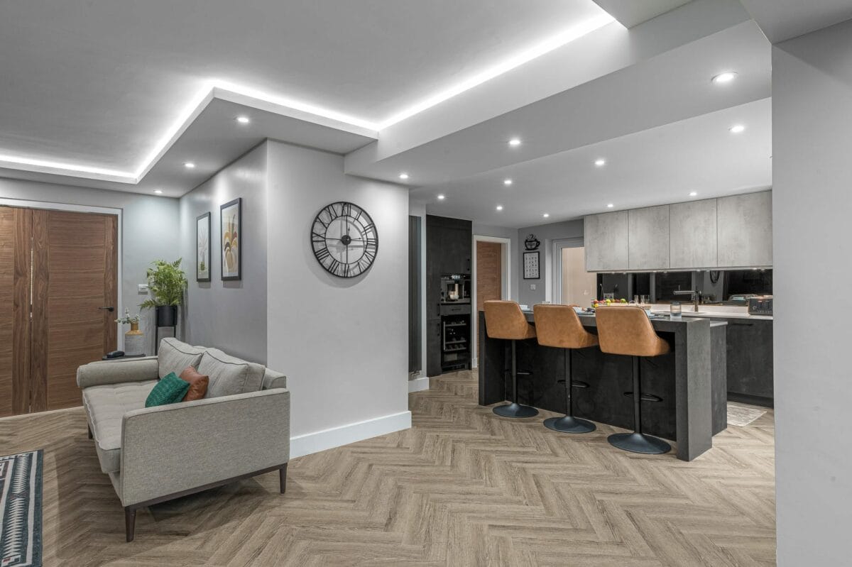 Keller Kitchen in Concrete and Black Metal 16 by Mike Hughes Fitted Interiors