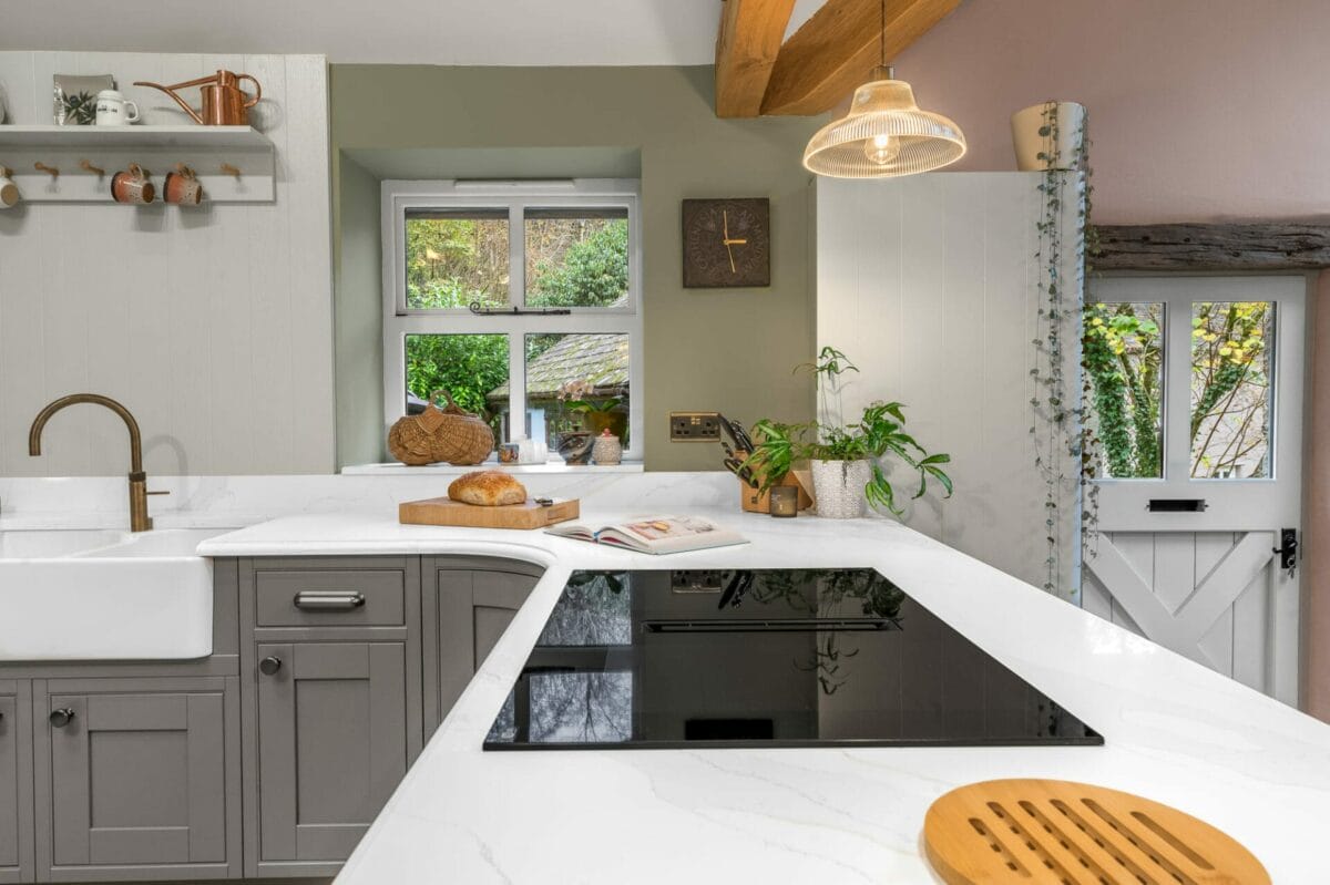Working area of a country cottage in the Lake District by Mike Hughes Fitted Interiors