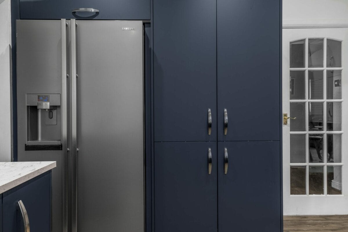 Blue and light Grey Kitchen 6 by Mike Hughes Fitted Interiors